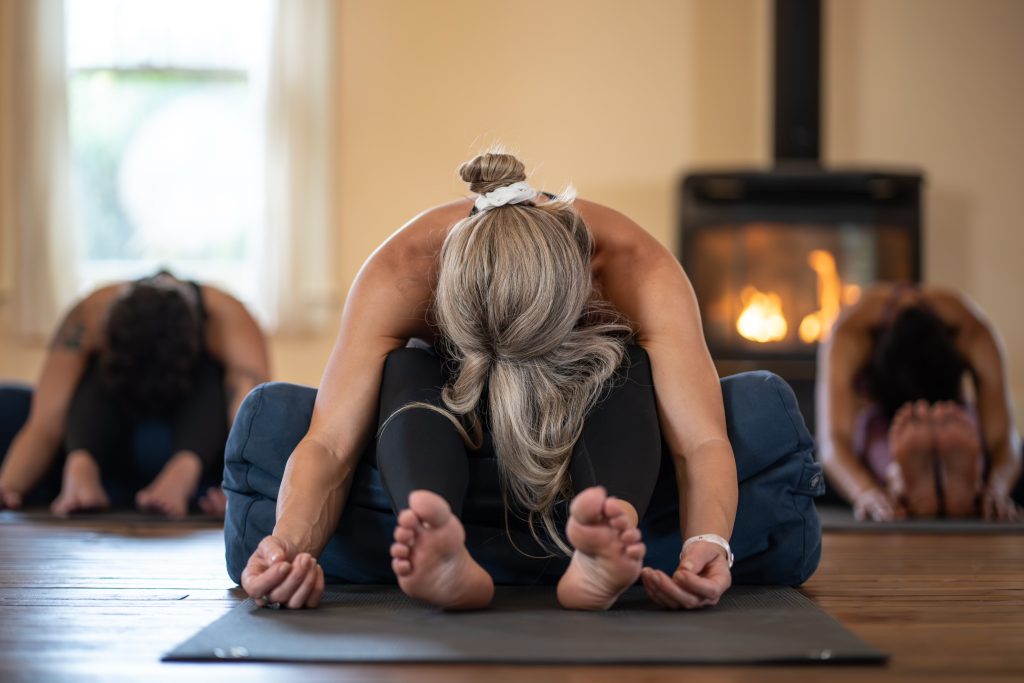 Flow + Restore class at Ashland Hot Yoga