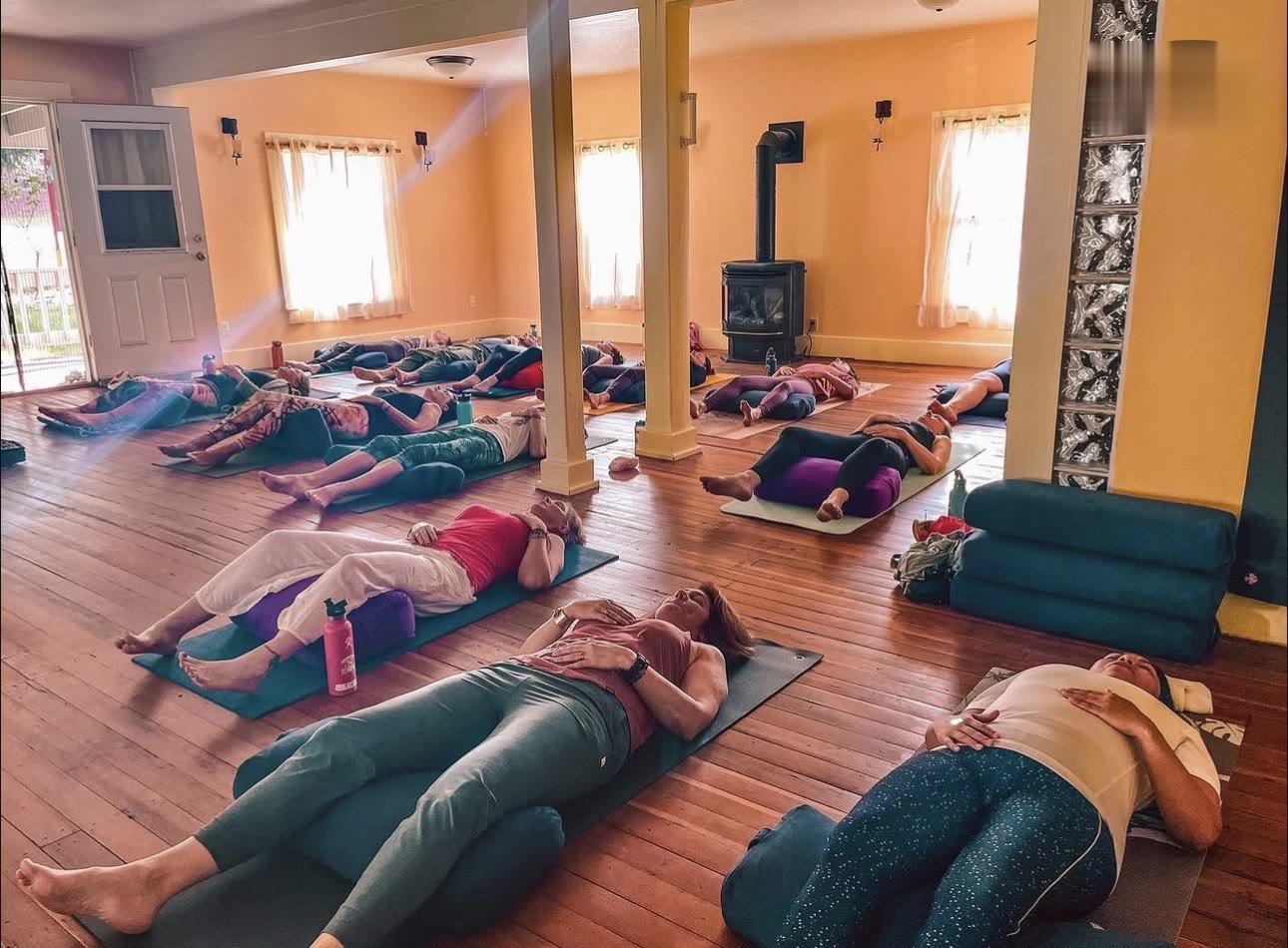 The whole room settled into restorative rest