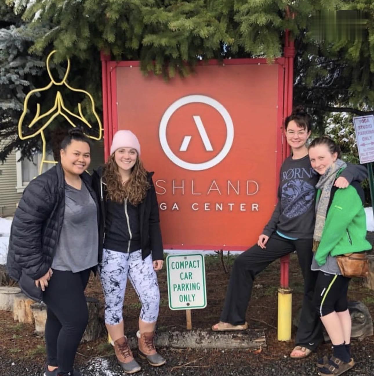 A throwback to the Ashland Yoga Center sign days